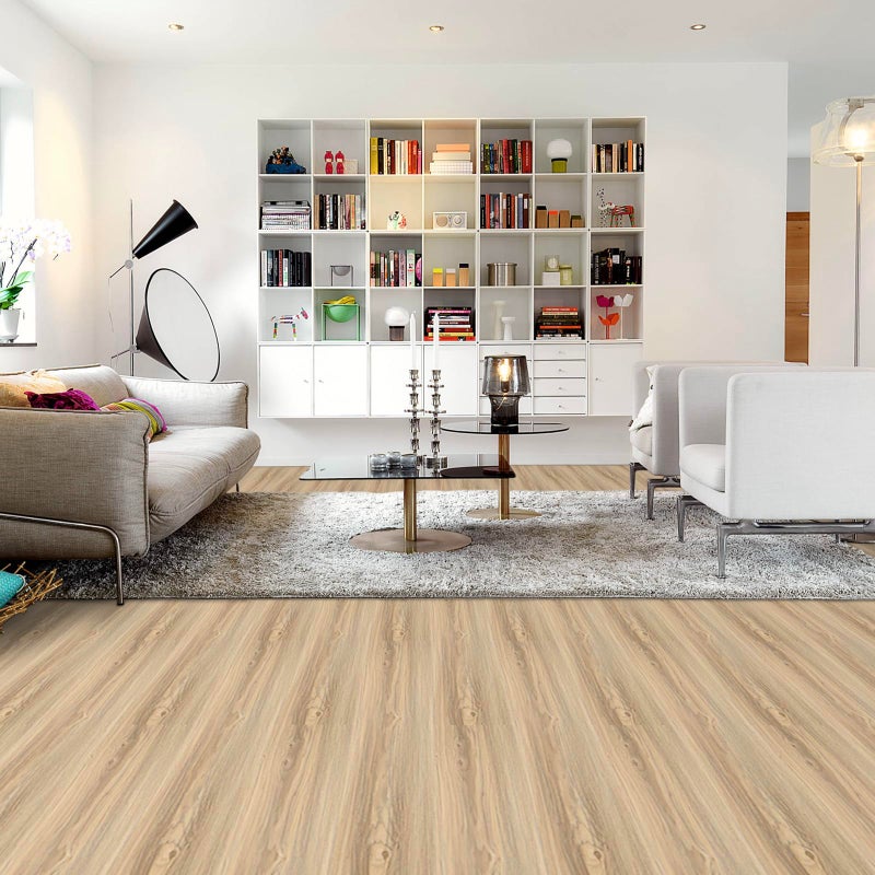 Dureidos Peel and Stick Floor Tile  10-Pack 15 Sq.Ft  Peel and Stick Flooring Waterproof and Easy to Clean  Natural Wood Grain Look Vinyl Flooring  Self Adhesive and Removable for Bathroom Kitchen - Image 5